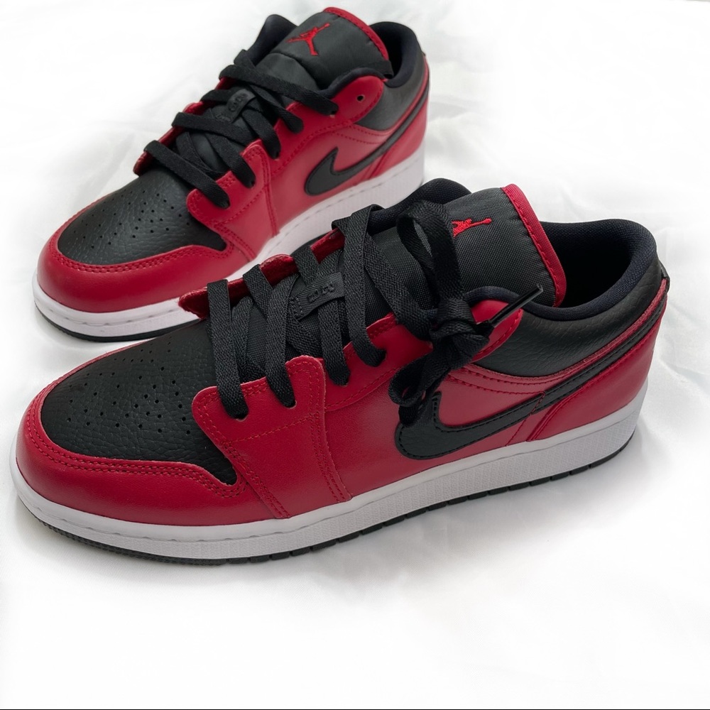 AIR JORDAN 1 LOW GYM RED / BLACK - Picture 8 of 14
